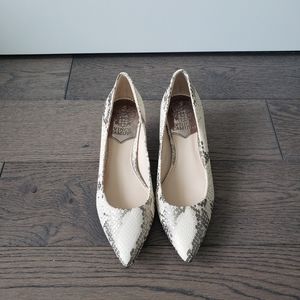 Vince Camuto textured kitten heels